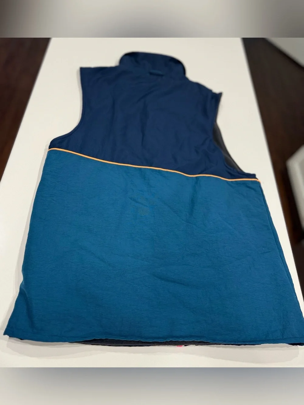Men’s Adidas Originals Adiplore Reversible Vest in navy teal pink Size Small
